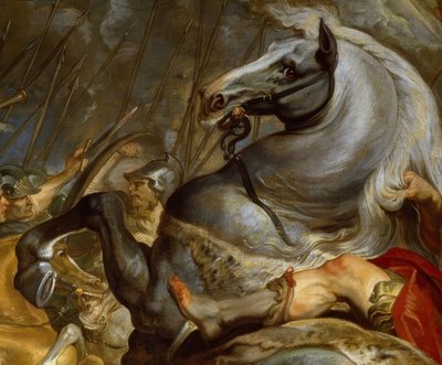 D. Mus, Schlacht / Klejnot V. Rubens, detal autorstwa Peter Paul Rubens