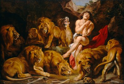 Daniel w jaskini lwów autorstwa Peter Paul Rubens