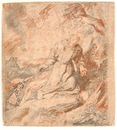 Die Stigmatisation des Heiligen Franz autorstwa Peter Paul Rubens