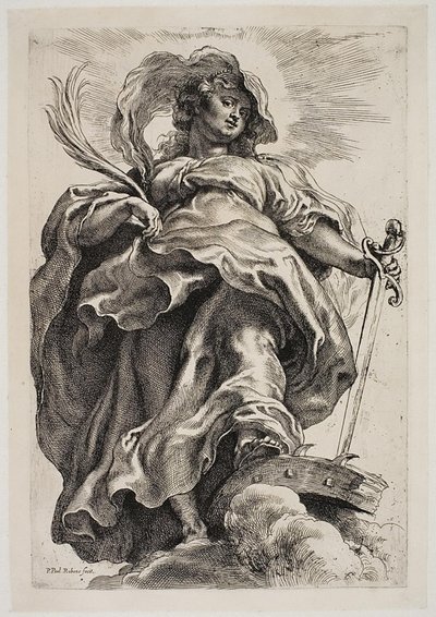Święta Katarzyna Aleksandryjska autorstwa Peter Paul Rubens