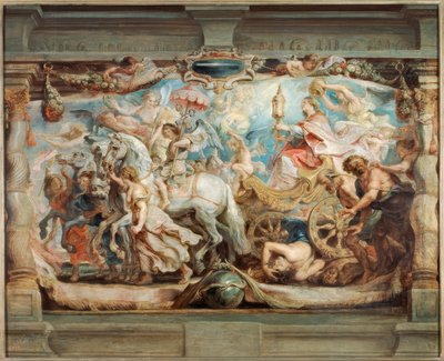 Triumf kościoła nad ignorancją i złudzeniem autorstwa Peter Paul Rubens
