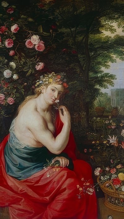 Bogini Flora. około 1625 autorstwa Peter Paul Rubens