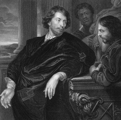 Grawerowany autoportret Sir Petera Paula Rubensa (1577 - 1640) (grafika) autorstwa Peter Paul Rubens