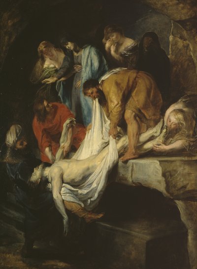 Złożenie do grobu autorstwa Peter Paul Rubens