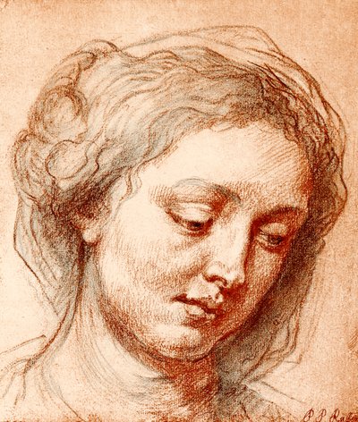 Głowa dziewczyny autorstwa Peter Paul Rubens