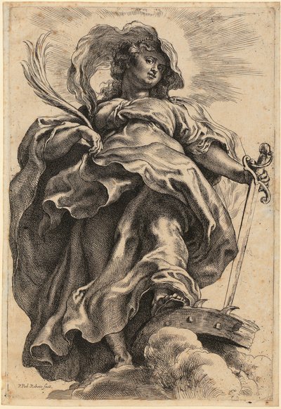Święta Katarzyna autorstwa Peter Paul Rubens