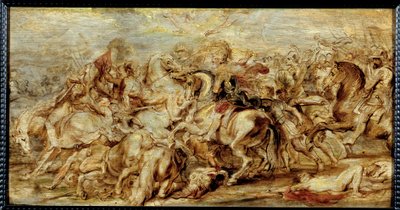 Henryk IV ma bitwę pod Ivry autorstwa Peter Paul Rubens