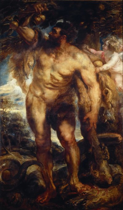 Herkules w Ogrodzie Hesperydów, 1638. autorstwa Peter Paul Rubens