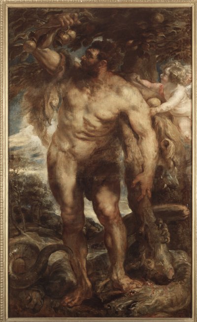 Herkules w Ogrodzie Hesperydów, ok. 1638 (olej na płótnie) autorstwa Peter Paul Rubens