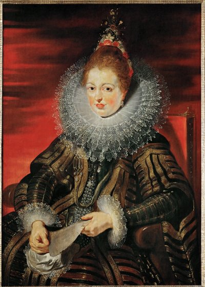 Infantka Izabela Klara Eugenia, ok. 1613-15 (olej na drewnie) autorstwa Peter Paul Rubens