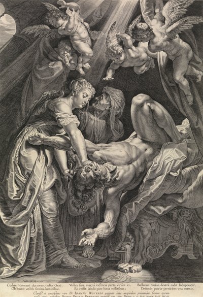 Judyta i Holofernes (rycina) autorstwa Peter Paul Rubens