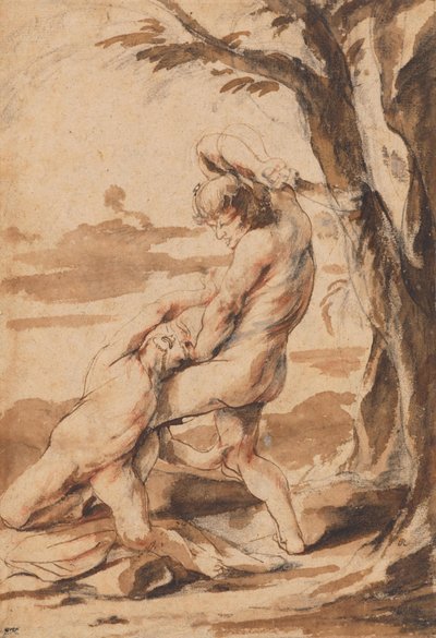 Kain zabija Abla autorstwa Peter Paul Rubens