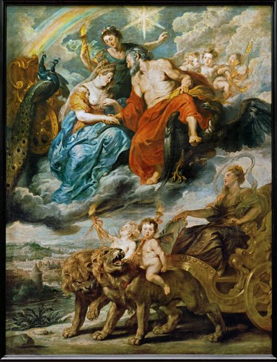 Spotkanie króla i Marii de Medicis w Lyonie autorstwa Peter Paul Rubens