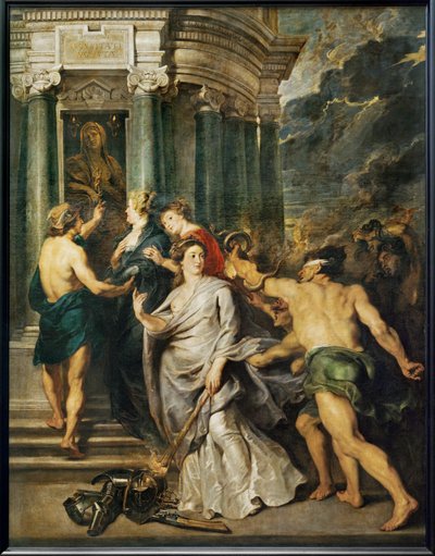 Zawarcie pokoju (obraz na płótnie) autorstwa Peter Paul Rubens
