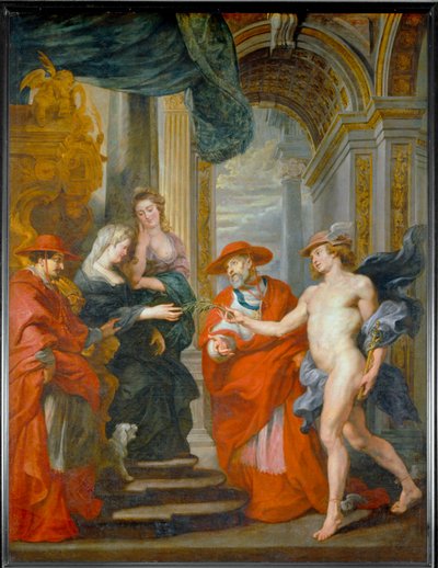 Traktat z Angouleme (obraz na płótnie) autorstwa Peter Paul Rubens