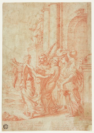 Lot i jego rodzina wyprowadzeni z Sodomy autorstwa Peter Paul Rubens