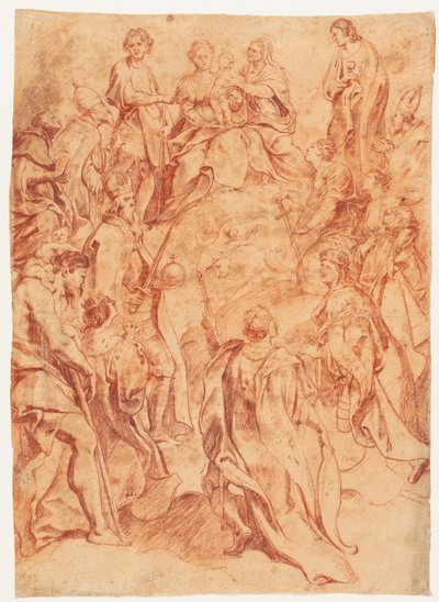 Maria mit dem Kind und Heiligen autorstwa Peter Paul Rubens
