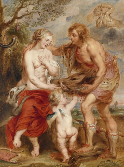 Meleager oferujący knury Calydon udaj się do Atalanta autorstwa Peter Paul Rubens