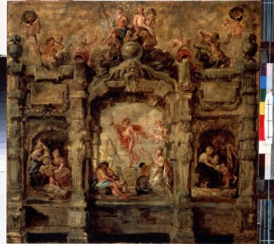 Merkury oddala się. Obraz Petera Paula (Pierre-Paul) Rubensa (lub Peter Paul lub Petrus Paulus) (1577-1640). Olej na drewnie, 76 x 79 cm autorstwa Peter Paul Rubens