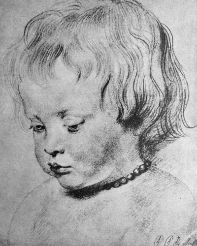 Nicholaas Rubens w koralowym naszyjniku autorstwa Peter Paul Rubens