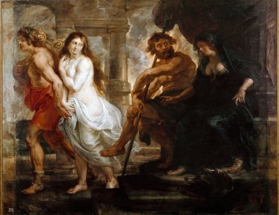 Orfeusz i Eurydyka Obraz Peter Paul (Pierre-Paul) Rubens (lub Peter Paul lub Petrus Paulus) (1577-1640) 1636 wym. 194x245 cm Madryt, Muzeum Prado autorstwa Peter Paul Rubens