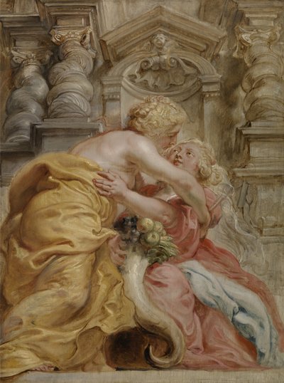 Obejmujący wiele pokoju autorstwa Peter Paul Rubens