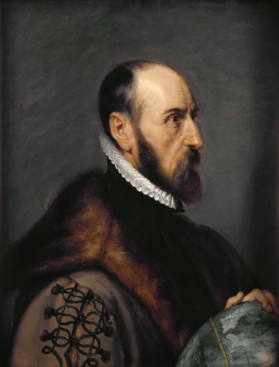 Portret Abrahama Orteliusa 1527-1598, 1633. autorstwa Peter Paul Rubens