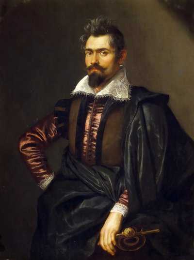 Portret Caspara Schoppego 1576-1649, ok. 1606. autorstwa Peter Paul Rubens