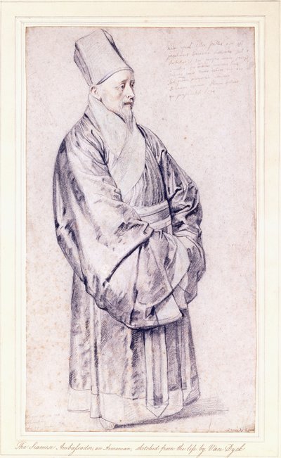 Portret Nicolasa Trigaulta S.J. w stroju chińskim, autorstwa Peter Paul Rubens