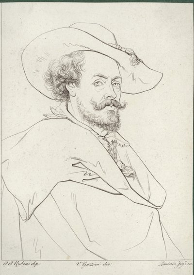 Portret Petera Paula Rubensa autorstwa Peter Paul Rubens