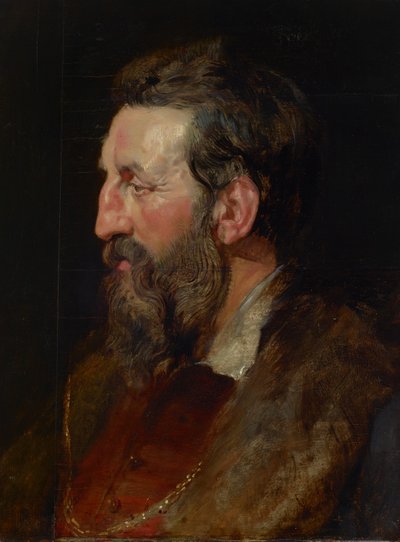 Portret mężczyzny, ok. 1615 r. (olej na desce) autorstwa Peter Paul Rubens
