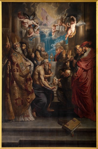 Rzeczywista obecność w Najświętszym Sakramencie autorstwa Peter Paul Rubens