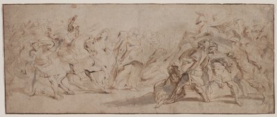 Pojednanie Rzymian i Sabinów, c. 163235. autorstwa Peter Paul Rubens