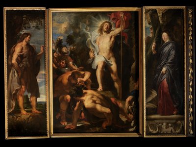 Zmartwychwstanie Chrystusa, ok. 1611-12 (olej na desce) autorstwa Peter Paul Rubens