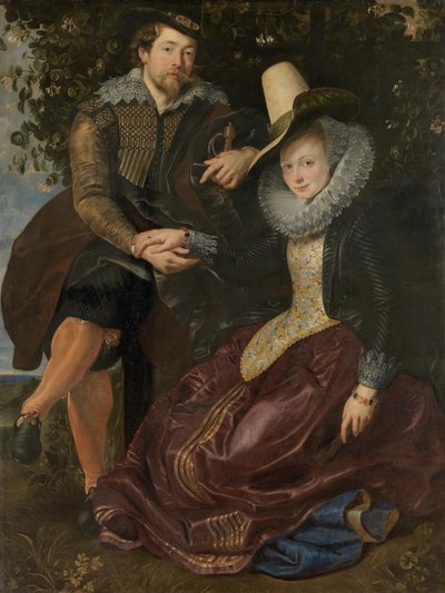 Rubens i Isabella Brant w altanie z wiciokrzewu autorstwa Peter Paul Rubens