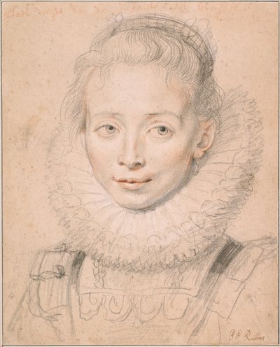 Córka Rubensa Clara Serena Tak nazwana druhna Infantki Isabelli, ok. 1623 r. autorstwa Peter Paul Rubens