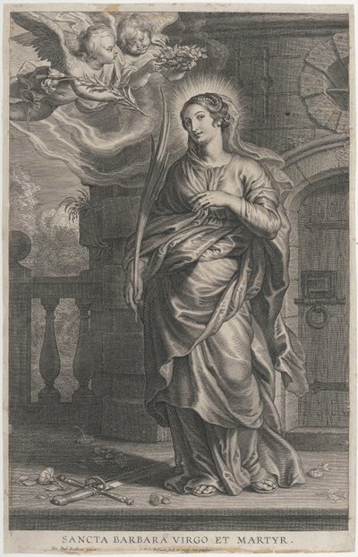 Święta Barbara autorstwa Peter Paul Rubens