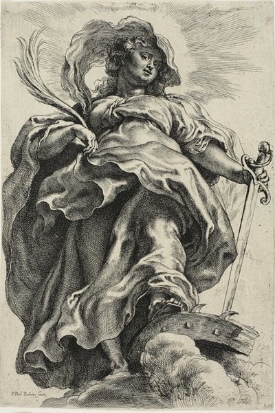 Święta Katarzyna Aleksandryjska autorstwa Peter Paul Rubens