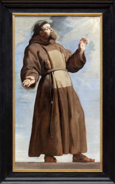 Święty Franciszek w Estasie (olej na płótnie) autorstwa Peter Paul Rubens