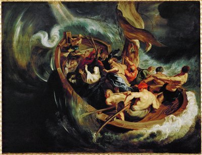 Święta Walburga i cud statku autorstwa Peter Paul Rubens