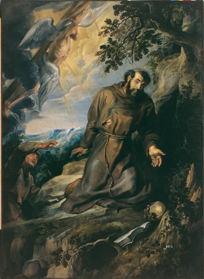 Św. Franciszek otrzymujący stygmaty autorstwa Peter Paul Rubens