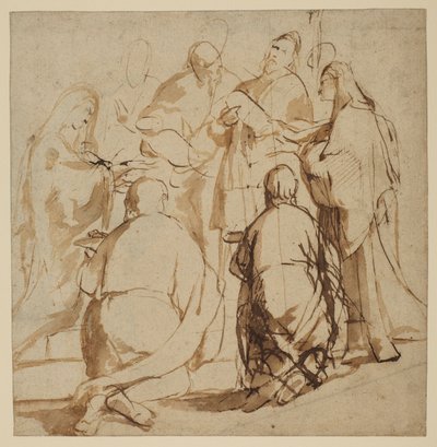 Studia do Ofiarowania w Świątyni autorstwa Peter Paul Rubens