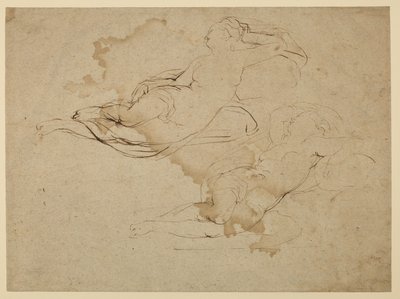 Studia śpiącego aktu kobiecego (recto) autorstwa Peter Paul Rubens