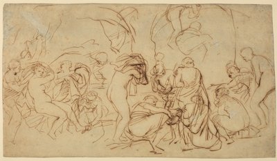 Studium do "Kąpieli Diany" (recto) autorstwa Peter Paul Rubens