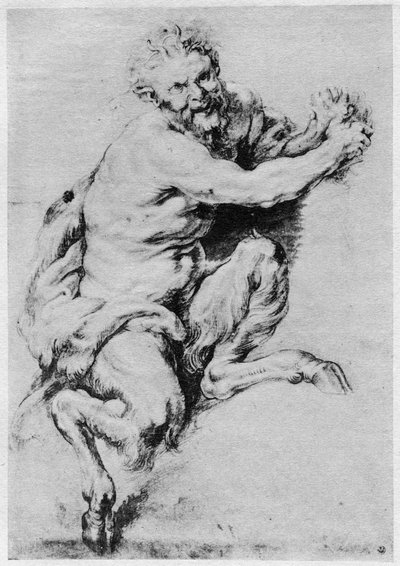 Studium satyra, 1913. autorstwa Peter Paul Rubens