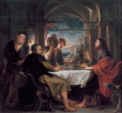 Wieczerza w Emaus, ok. 1638 (olej na płótnie) autorstwa Peter Paul Rubens