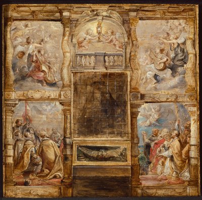 Adoracja Eucharystii, ok. godz. 1626. autorstwa Peter Paul Rubens