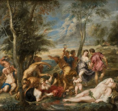 Bachanalia Andrian autorstwa Peter Paul Rubens