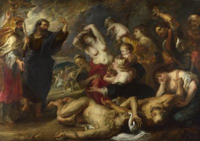 Miedziany wąż, 1635-1640 autorstwa Peter Paul Rubens