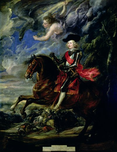 Kardynał Infante Ferdinand w bitwie pod Nordlingen, c.1634 autorstwa Peter Paul Rubens